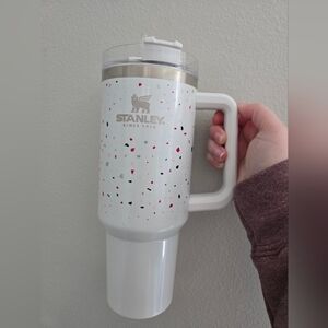 Brand New Stanley White and Multicolor Speckled Mug 40oz.